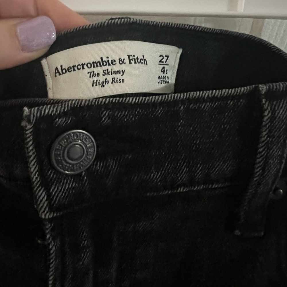 A&F High Rise Skinny Jeans